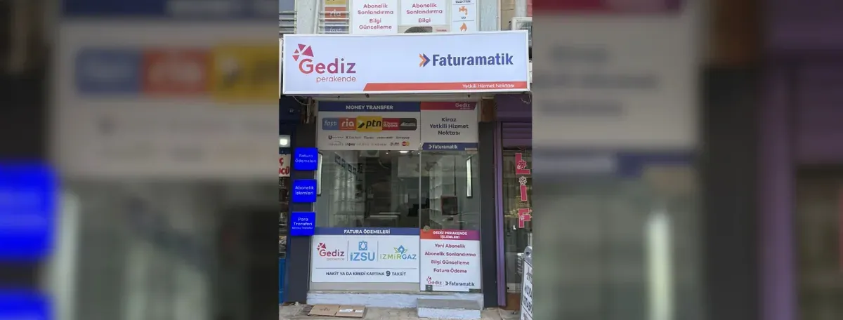 Gediz Perakande Kiraz Faturamatik Yetkili Hizmet Noktası açıldı.