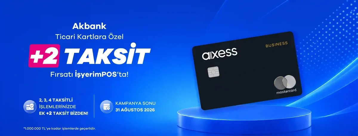 +2 Instalment Offer for Akbank Commercial Cards Continues!