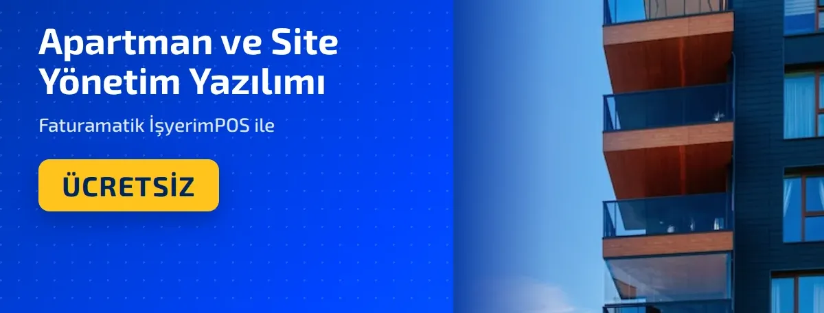 Apartman ve Site Yönetim Yazılımı İşyerimPOS Kullanıcılarına Ücretsiz